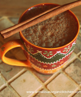 raw mexican hot chocolate with almond milk