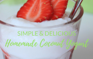 homemade coconut yogurt