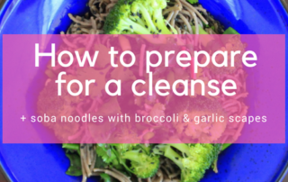 how to prepare for a cleanse
