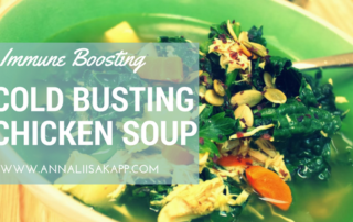 cold busting chicken soup, gluten free