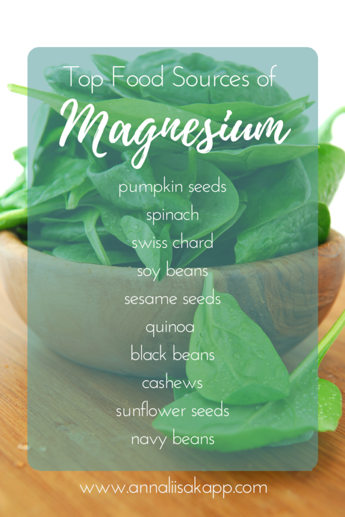 top food sources of magnesium