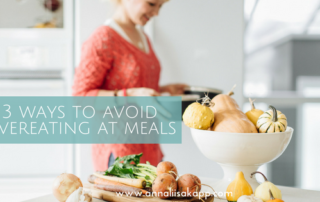 how to prevent over eating at meals