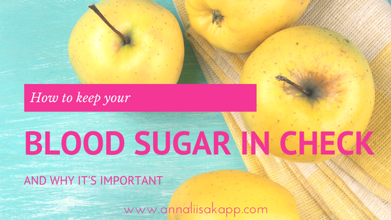 how to keep your blood sugar balanced