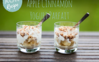 apple cinnamon yogurt parfait (dairy free)