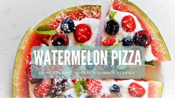 watermelon pizza