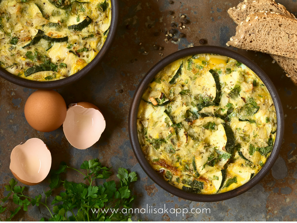 veggie filled one skillet frittata