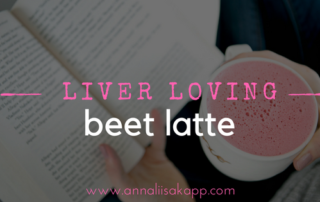 detox beet latte