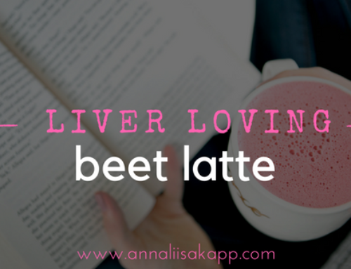 Liver Loving Beet Latte