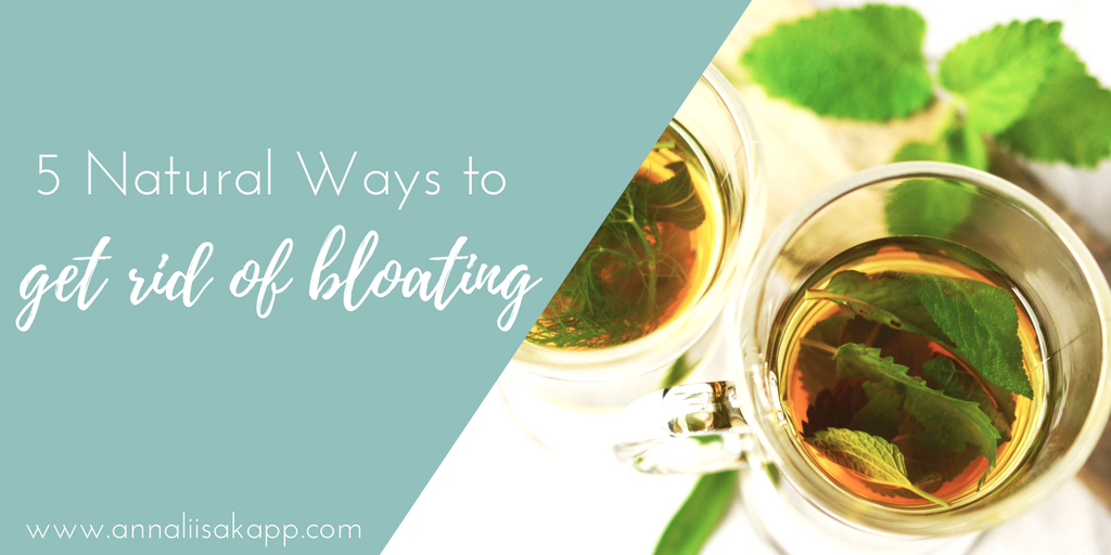 get rid of bloating