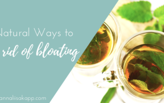 get rid of bloating