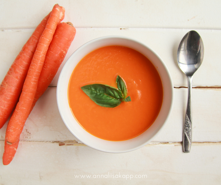 carrot detox soup