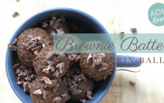 brownie batter protein balls