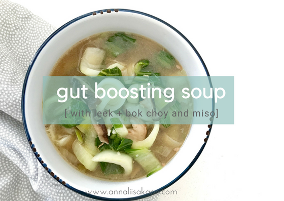 gut boosting miso soup