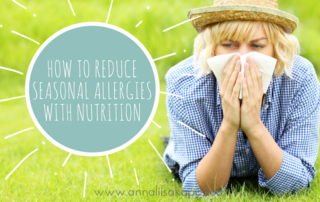 how to reduce Seasonal allergies with nutrition