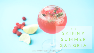 skinny summer sangria