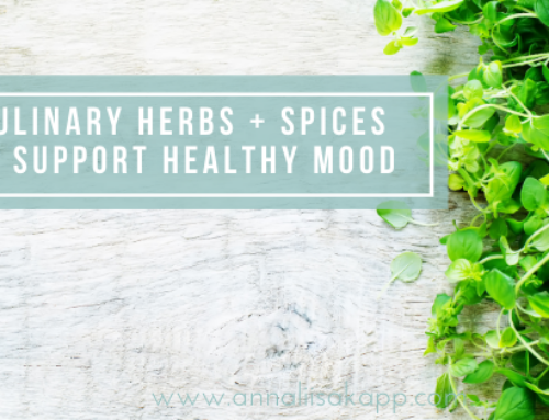 Culinary Herbs to Support a Healthy Mood