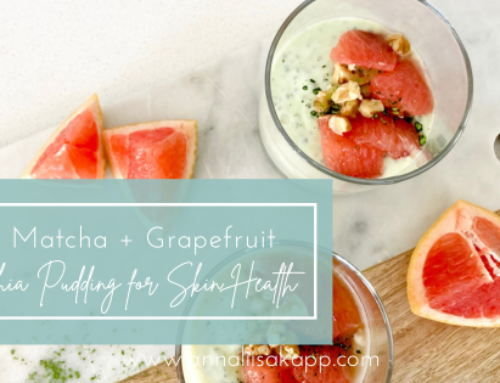 Grapefruit Coconut Chia Pudding for Glowing Skin from Within