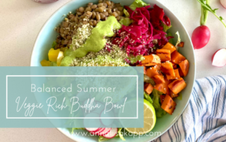 summer Buddha bowl recipe vegan