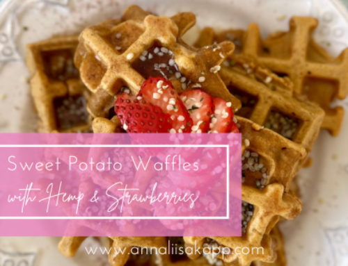 Gluten-Free Spiced Sweet Potato Waffles